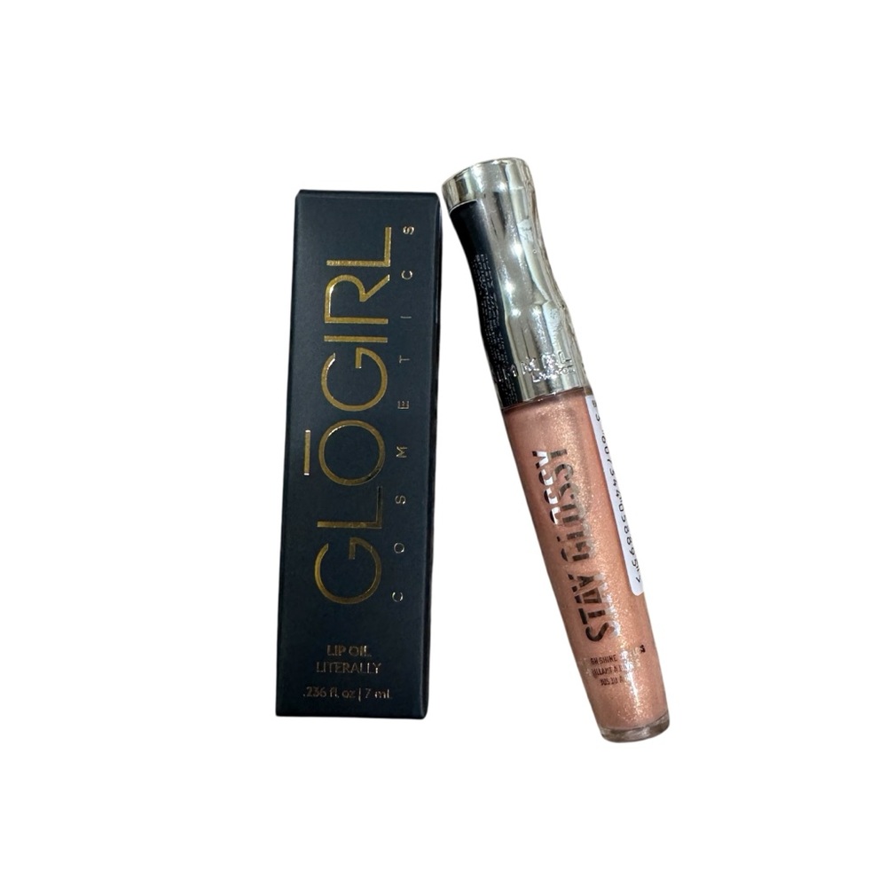 GlōGirl Lip Oil + Rimmel Stay Glossy Lip Gloss Bundle – Brand New